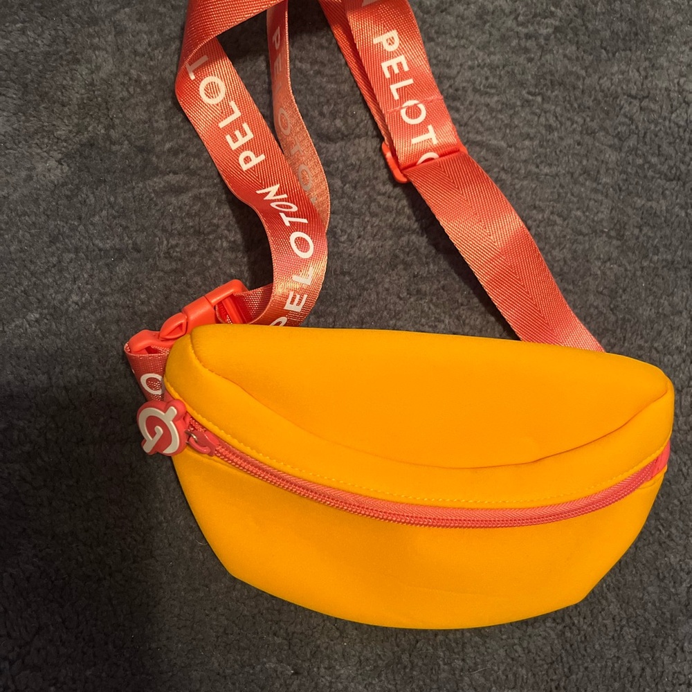 Peloton Bright Orange and Pink Waist Pack
